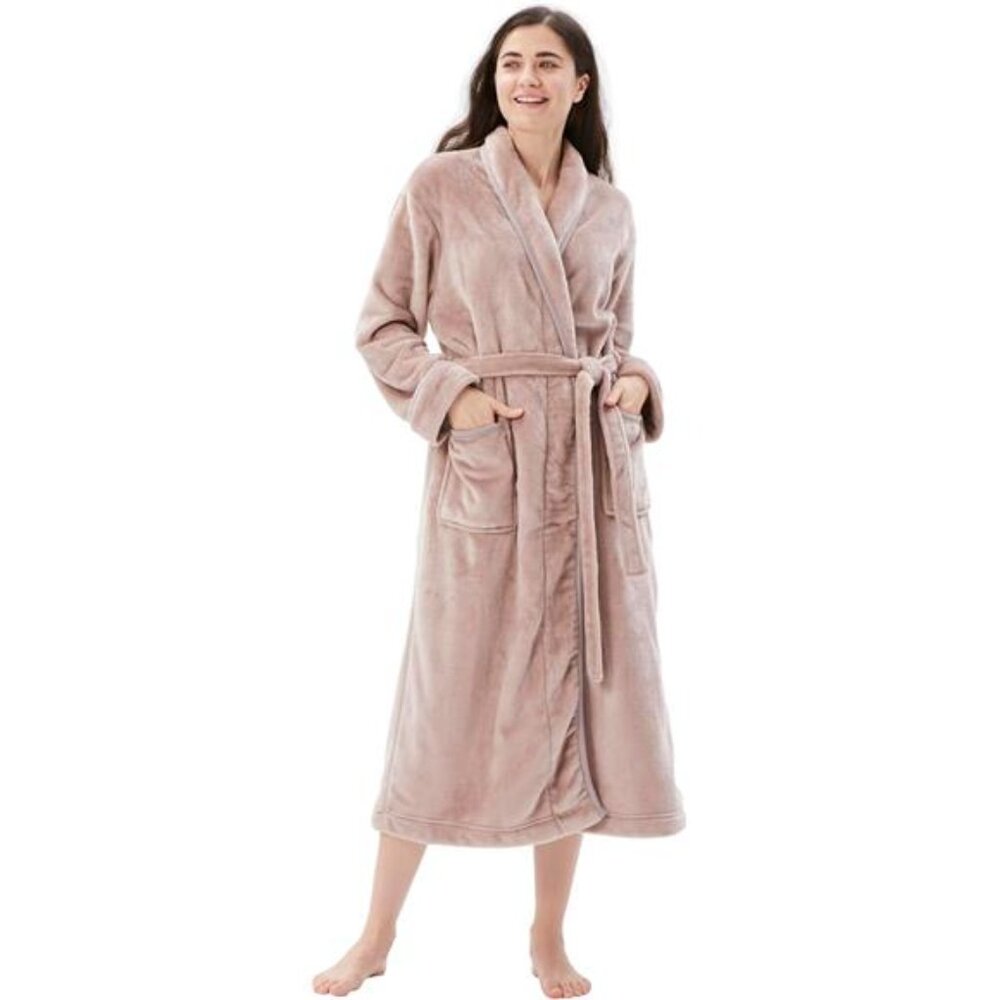 Premium Robe for Women – Plush Soft Robe, Fluffy, Warm, Long Fleece - Picture 1 of 6
